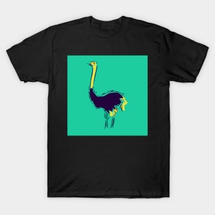 Ostrich Illustration T-Shirt